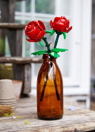 LEGO Roses - Building Toy for Kids, Girls & Boys, Ages 8+ - Artificial, Fake Roses for Home Decor & Display - Gift Idea for Plant & Flower Lovers - 40460