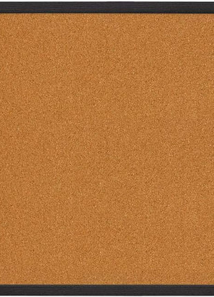 Quartet Cork Bulletin Board, Framed Corkboard, 2' x 3', Black Frame, Message Board, Vision Board (MWDB2436-BK)