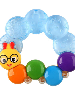 Baby Einstein Teether-Pillar Rattle and Chill Teething Toy, Ages 3 Months +