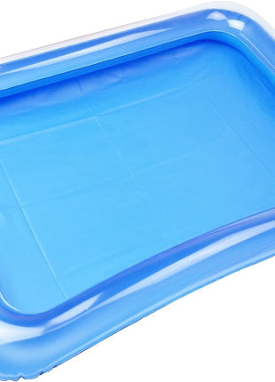 4-Pack Inflatable Ice Serving Bar Coolers for Parties, Salad BBQ Picnic Ice Food Drinks Buffet Server Tray for Indoor Outdoor Party