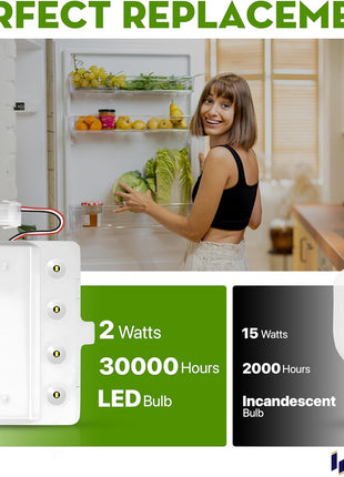 LED Module Light Replacement For Whirlpool WRX735SDBH02 WRX735SDBM04 WRX735SDHB00 WRX735SDHV00 WRX735SDHW00 WRX735SDHZ00 WRX735SDHZ01 Refrigerator
