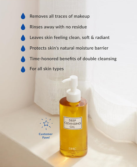 DHC Discovery Set, includes Deep Cleansing Oil 6.7 fl oz, Velvet Skin Coat 0.52 oz Net wt., and Lip Cream 0.05 oz Net wt.