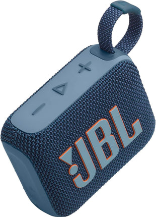 JBL Go 4 - Ultra-Portable Bluetooth Speaker - Blue | Ultra-portable JBL Pro Sound with punchier bass, Up to 7 hours of playtime plus 2 hours with Playtime Boost