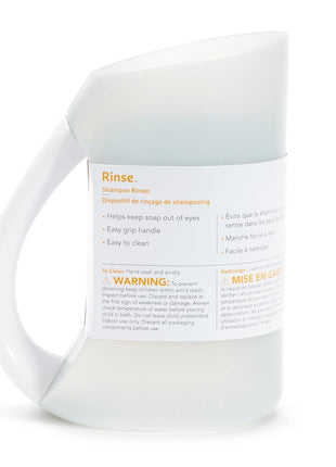 Munchkin® RinseTM Shampoo Bath Rinser Cup, Ultra Soft and Flexible Rim, Babies, Toddlers and Kids, Grey