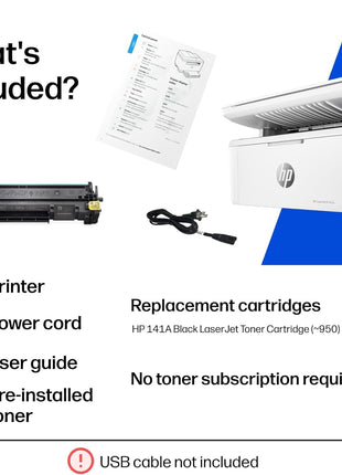 HP Laserjet MFP M140w Wireless Black & White Printer, Print, scan, Copy, Fast speeds, Easy Setup, Mobile Printing, Best-for-Small Teams