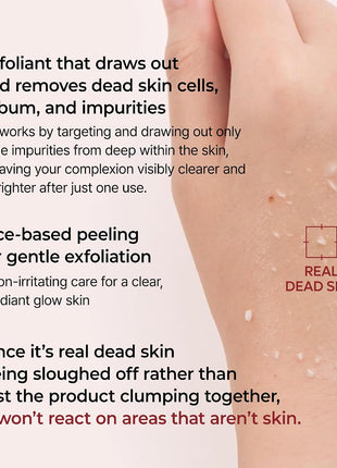 Dr.Melaxin Peel Shot Black Rice Exfoliating Ampoule, Face Exfoliator with AHA BHA Niacinamide Rice Bran Water, Blackhead Remover, Pore Minimizer, Brightening Glass Skin Serum, Korean Skin Care, 2.7 oz