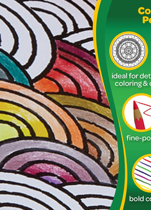 CRAYOLA Colouring Pencils - Assorted Colours (Pack of 12) | A Must-Have for All Kids Arts & Crafts Sets | Ideal for Kids Aged 3+