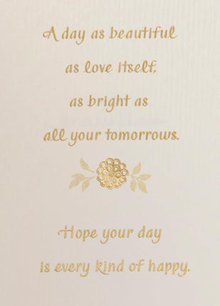 Hallmark Wedding Card (Mr. & Mrs.)