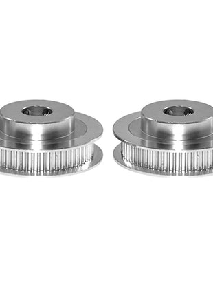 Zeberoxyz 2PCS Set GT2 Synchronous Wheel 20&60 Teeth 8mm Bore Aluminum Timing Pulleys with 2PCS Length 200mm Width 6mm Belt (20-60T-8B-6)