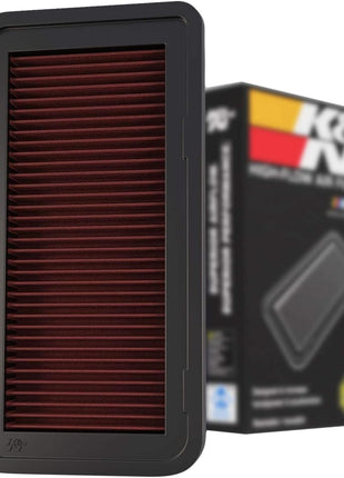 K&N High-Flow Original Lifetime Engine Air Filter: Increase Power: Premium, Washable: Compatible with 1999-2020 Cadillac/Chervolet/GMC: Escalade, Silverado, Avalanche, Suburban, Sierra, Tahoe, 33-2135