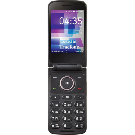 Tracfone, TCL FLIP 3, SIM Card Included Flip Phone (Locked to | 16GB, Stone Gray, 5MP Video Capable Camera, Locked [Sim Card Included - Separate Purchase Not Necessary]