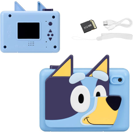 Bluey Kids Camera with SD Card, Digital Camera with Video Recording