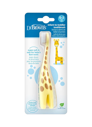 Dr. Brown's Infant-to-Toddler Toothbrush, Giraffe