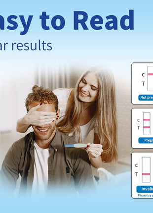 DAVID HCG Urine Pregnancy Test Strips, Early Result Test Kit, 6 Count | Sensitive HCG hormone testing with clear visual results, hygienic strip design, and simple dip-and-read operation