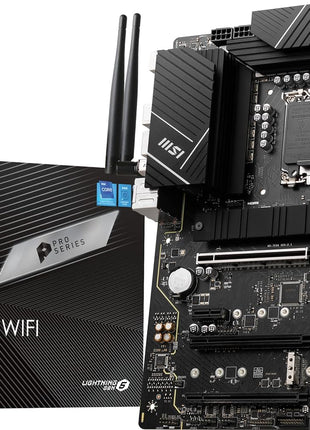 MSI PRO Z790-P WiFi ProSeries Motherboard (Supports 12th/13th/14th Gen Intel Processors, LGA 1700, DDR5, PCIe 5.0, M.2, 2.5Gbps LAN, USB 3.2 Gen2, HDMI/DP, Wi-Fi 6E, Bluetooth 5.3, ATX)