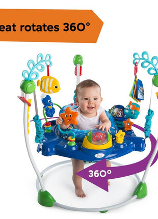 Baby Einstein Neptune's Ocean Discovery Activity Baby Jumper Activity Center, Ages 6 Months +, Max Weight 25 lbs., Unisex