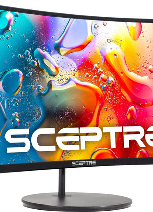 Sceptre Curved 24-inch Gaming Monitor 1080p R1500 98% sRGB HDMI x2 VGA Build-in Speakers, VESA Wall Mount Machine Black (C248W-1920RN Series)