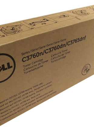 Dell Genuine W8D60 Extra High Yield Black Toner Cartridge for C3760n, C3760dn, C3765dnf Printers