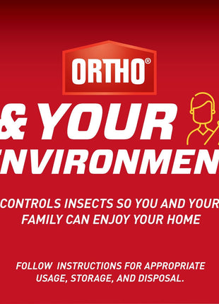 Ortho Home Defense Insect Killer for Indoor and Perimeter2 with Comfort Wand - Ready-To-Use Bug Spray, Kills Ants, Cockroaches & Spiders, 1.33 gal.