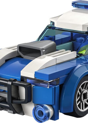 LEGO City Police Car Toy 60312 for Kids 5 Plus Years Old with Officer Minifigure, Small Gift Idea, Adventures Series, Car Chase Building Set