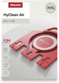 Miele AirClean 3D Efficiency Dust Bag, Type FJM, 4 Bags & 2 Filters, White