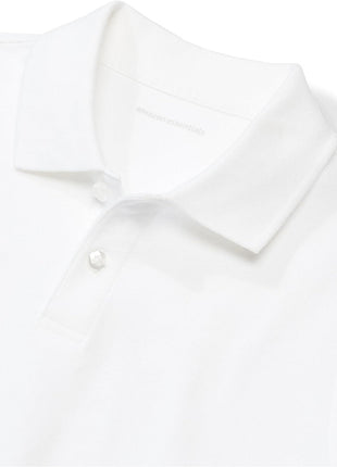 Amazon Essentials Boys' Short-Sleeve School Uniform Pique Polo Shirts, Pack of 5, White, Small