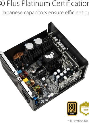 ASUS TUF Gaming 1200W Gold (1200 Watt, ATX 3.1 Compatible Fully Modular Power Supply, 80+ Gold Certified, Military-Grade Components, Dual Ball Bearing, Axial-tech Fan, PCB Coating, 10 Year Warranty)