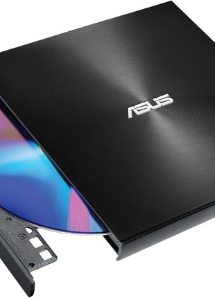 ASUS ZenDrive Black 13mm External 8X DVD/Burner Drive +/-RW with M-Disc Support, Compatible with Both Mac & Windows and Nero BackItUp for Android Devices (USB 2.0 & Type-C Cables Included)