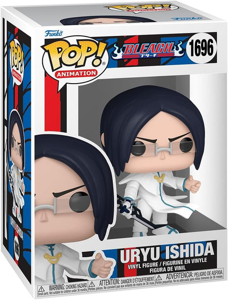 Funko POP! Animation: Bleach - Uryu Ishida - 1 in 6 Chance of Rare Chase | Official Anime Merch - Collectable Vinyl Figurine for Shelf Display - Birthday Gift Idea for Fans and Collectors