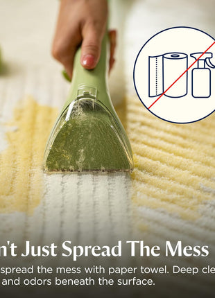 BISSELL Little Green Multi-Purpose Portable Carpet Cleaner, 1400B | Multi-surface upholstery cleaning; exclusive specialty tools included; car & auto detailing; Green color
