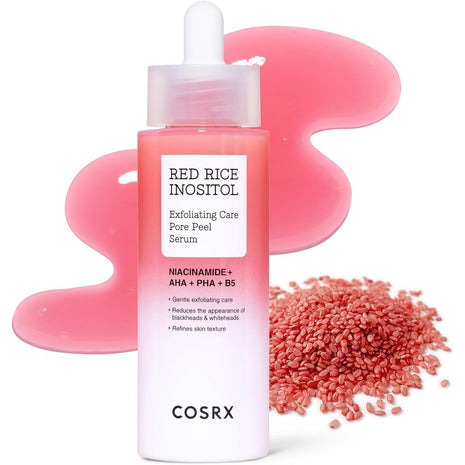COSRX レッドライス つるすべピーリングセラム(ウォッシュオフ) 80ml 洗い流す美容液 ゴマージュ 毛穴の黒ずみ 古い角質オフ 皮脂・角質ケア 化粧ノリUP ナイアシンアミド セラミド パンテノール ビタミンB12 コスアールエックス 基礎化粧品 韓国コスメ 韓国スキンケア
