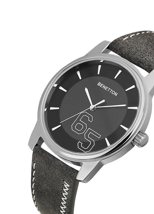 United Colors of Benetton Men Black Round Dial Analog Watch - UWUCG2000