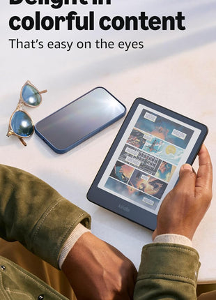 Amazon Kindle Colorsoft 16 GB (newest model)  - With color display and adjustable warm light  - No Ads  - Black