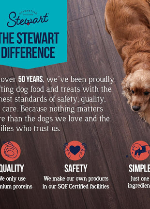 Stewart Freeze Dried Dog Treats, 100% Beef Liver, 21 oz Tub | Premium Quality Raw Protein, Single Ingredient, High Protein Training Treats & Food Topper, No Refrigeration, Cat Friendly