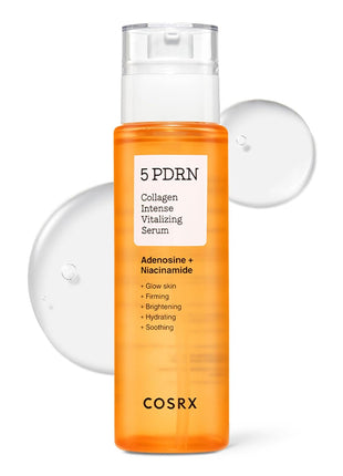 COSRX 5 PDRN Collagen Serum, Anti-aging, Glass Skin & Plumping, 3.38 fl oz
