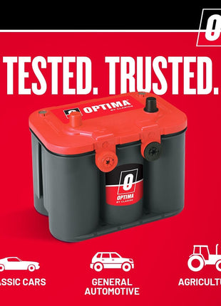 OPTIMA?Batteries High Performance 6V REDTOP?Sealed AGM 6V Battery