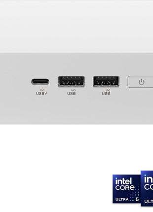 ASUS NUC 15 Pro+ Barebones Mini PC with Intel Series 2 Core Ultra 7 255H, up to 96GB DDR5 RAM, Dual Storage, ThunderboltTM 4, Wi-Fi 7 & Bluetooth 5.4, Toolless Silver Aluminum Chassis, with VESA Mount