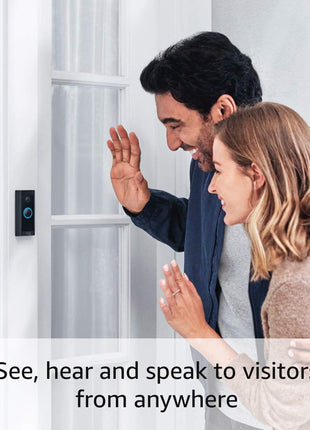 Ring Video Doorbell Wired, Home or business security, Two-Way Talk, advanced motion detection, HD camera and real-time alerts to monitor your front door (wiring required)