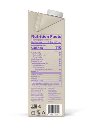 Minor Figures - Oat Milk - Organic - Barista Standard - 32 Oz - 6 Pack - Non-GMO - Plant-Based - Vegan - Dairy-Free - Shelf Stable - Unsweetened