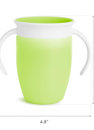 Munchkin Miracle 360 Sippy Cup, 7 Ounce, 2 Pack, Blue/Green