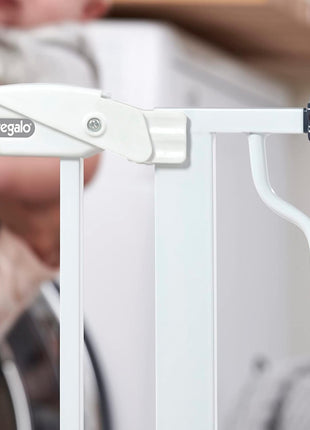 Regalo Safety 29"-38.5" Easy Step Baby Gate, Bottom of Stairs & Doorways