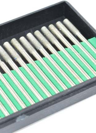 60 Pcs Diamond Drill Bits, 1mm 2mm 3mm Mix Set Jewelry Drill Bits for Jewelry, Sea Glass Shells, Gem Stones Lapidary, Jewelry Making