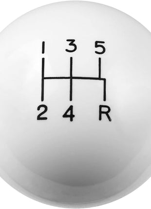 Hurst 1630014 White 5-Speed Classic Shifter Knob