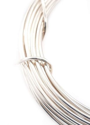 CRAFT WIRE 18 Gauge, 925 Sterling Silver Wire (Round) Half Hard Made in USA - 5FT