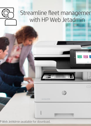 HP LaserJet Enterprise MFP M528f Monochrome All-in-One Printer with Built-in Ethernet & 2-Sided Printing (1PV65A)