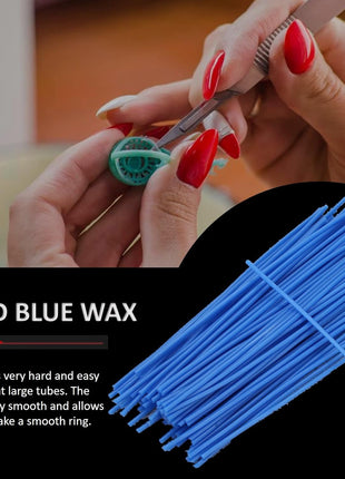 Ruining Casting Wax Line Wire, 2.5mm Jewelers Wax Wire Jewelry Design Wax Dental Wax Making Investment Wax Carving Wax Moulding Wax Line f