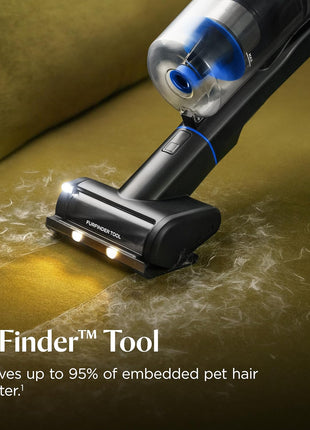 Bissell PowerClean FurFinder 200W Self-Standing Cordless Vacuum, 4052 | Bright headlights; wall mount; removable battery; upholstery tool; self-standing for easy storage