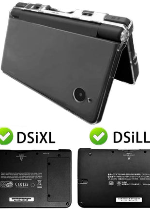 OSTENT Hard Crystal Game Case Clear Cover Shell for Nintendo NDSiLL NDSiXL