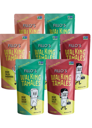 Fillos Walking Tamales Gluten Free Snacks Ready To Eat Vegan Snacks Microwaveable Meal, Gluten Free