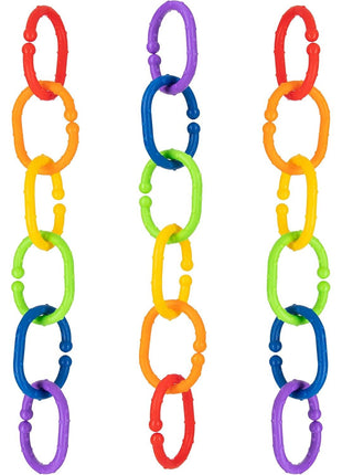 Nuby Linkables Car Seat Toy and Baby Stroller Accessories - 18-Count
